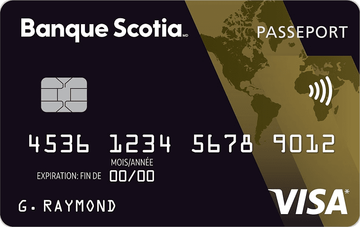 Carte Visa* Or Scotia Passeportᴹᴰ
